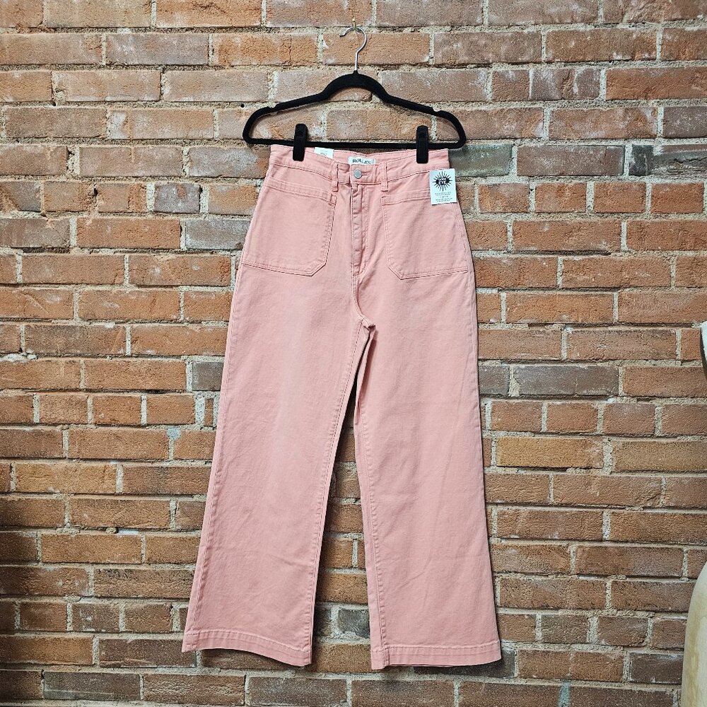 Rollas Sailor Jeans in Grapefruit Pink NWT